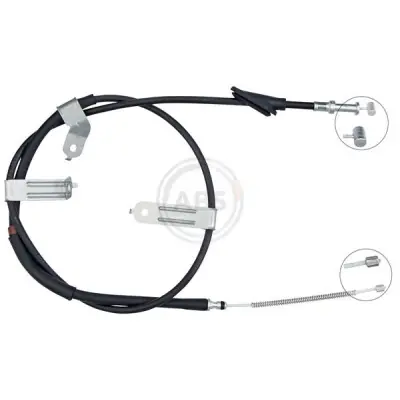 Cable de accionamiento, freno de estacionamiento A.B.S. K10243 Última Versión